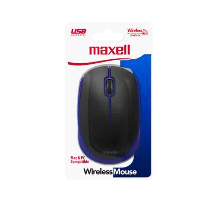 Maxell MOWL-100 Optical Wireless Mouse (Blue), Mice, Maxell - ICT.com.mm