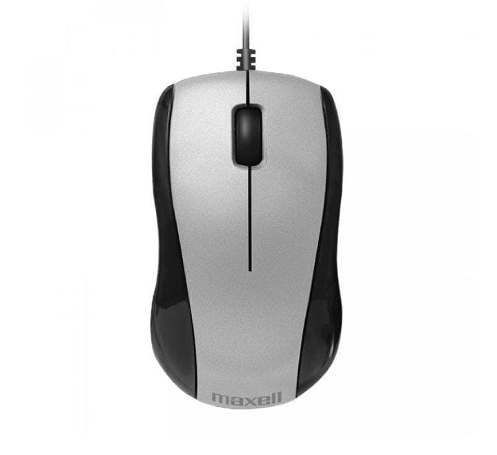 Maxell MOWR-101 Optical Mouse (Silver), Mice, Maxell - ICT.com.mm