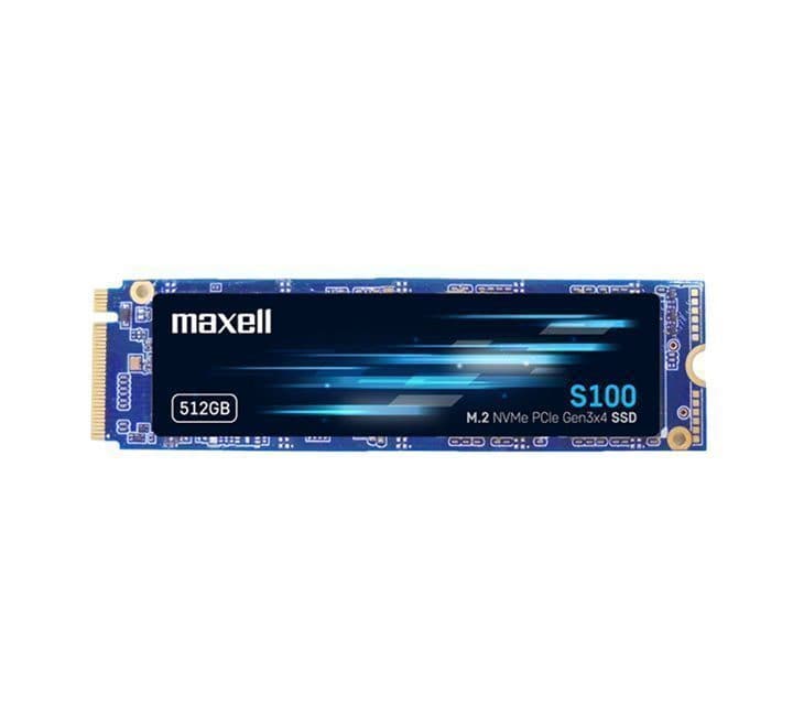 Maxell S100 M.2 NVMe PCIe SSD 512GB, Internal SSDs, Maxell - ICT.com.mm