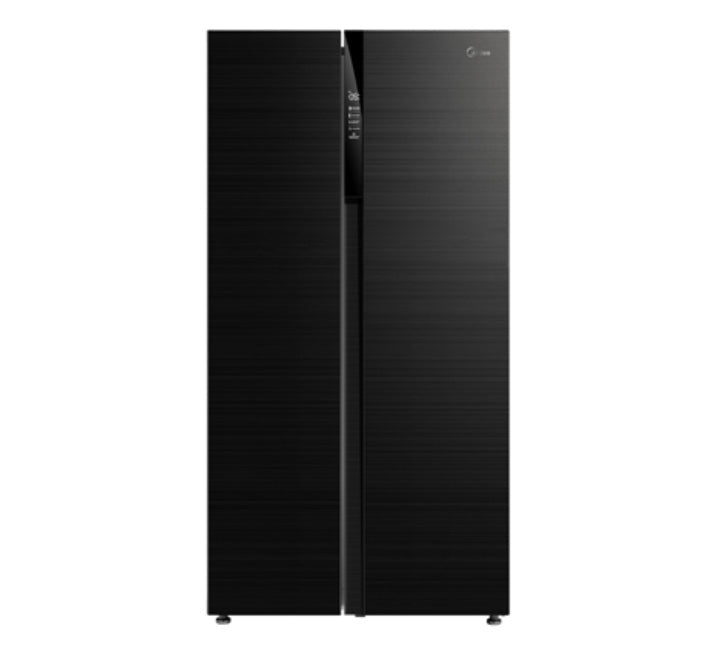 Midea 580L Side By Side Refrigerator MSS-580WEVB (Black), Fridges, Midea - ICT.com.mm