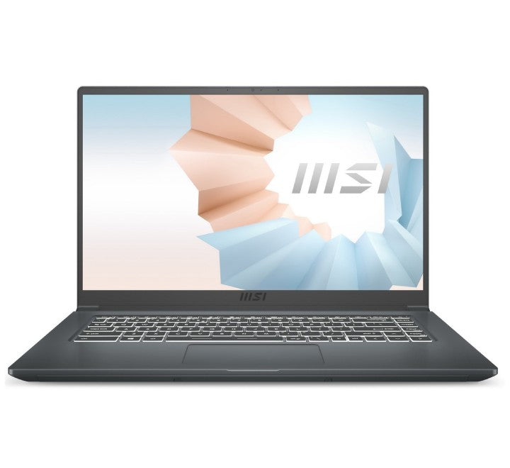 MSI Modern 15 A5M (AMD Ryzen 7) Carbon Gray, Windows Laptops, MSI - ICT.com.mm