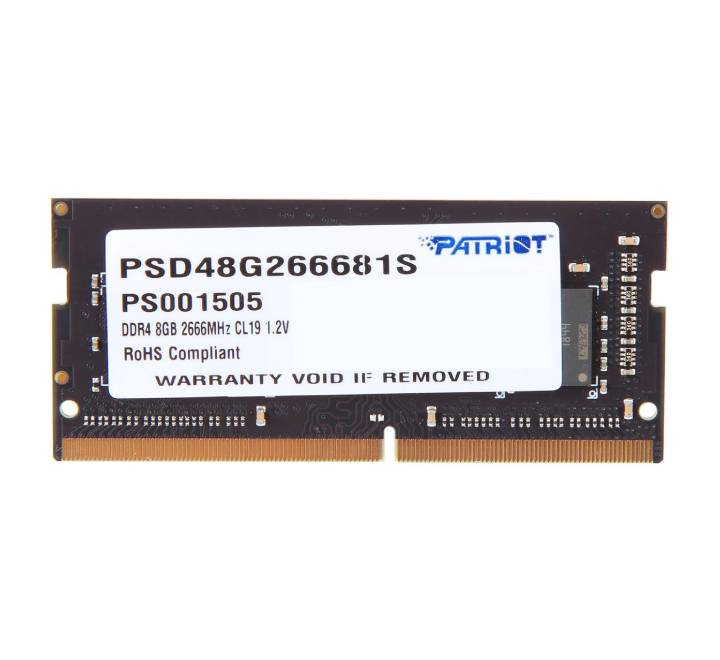 Patriot 8GB Signature DDR4 2666MHz Notebook Memory (PSD48G266681S), Laptop Memory, Patriot - ICT.com.mm