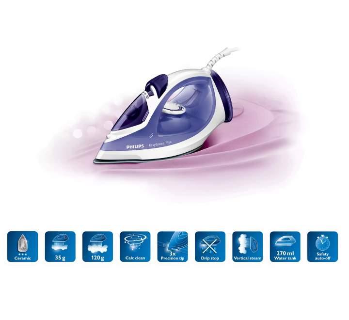 Philips EasySpeed Steam Iron GC2048, Steam Irons, PHILIPS - ICT.com.mm