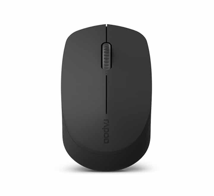 Rapoo M100 Silent Multi-Mode Wireless Mouse (Black), Mice, RAPOO - ICT.com.mm